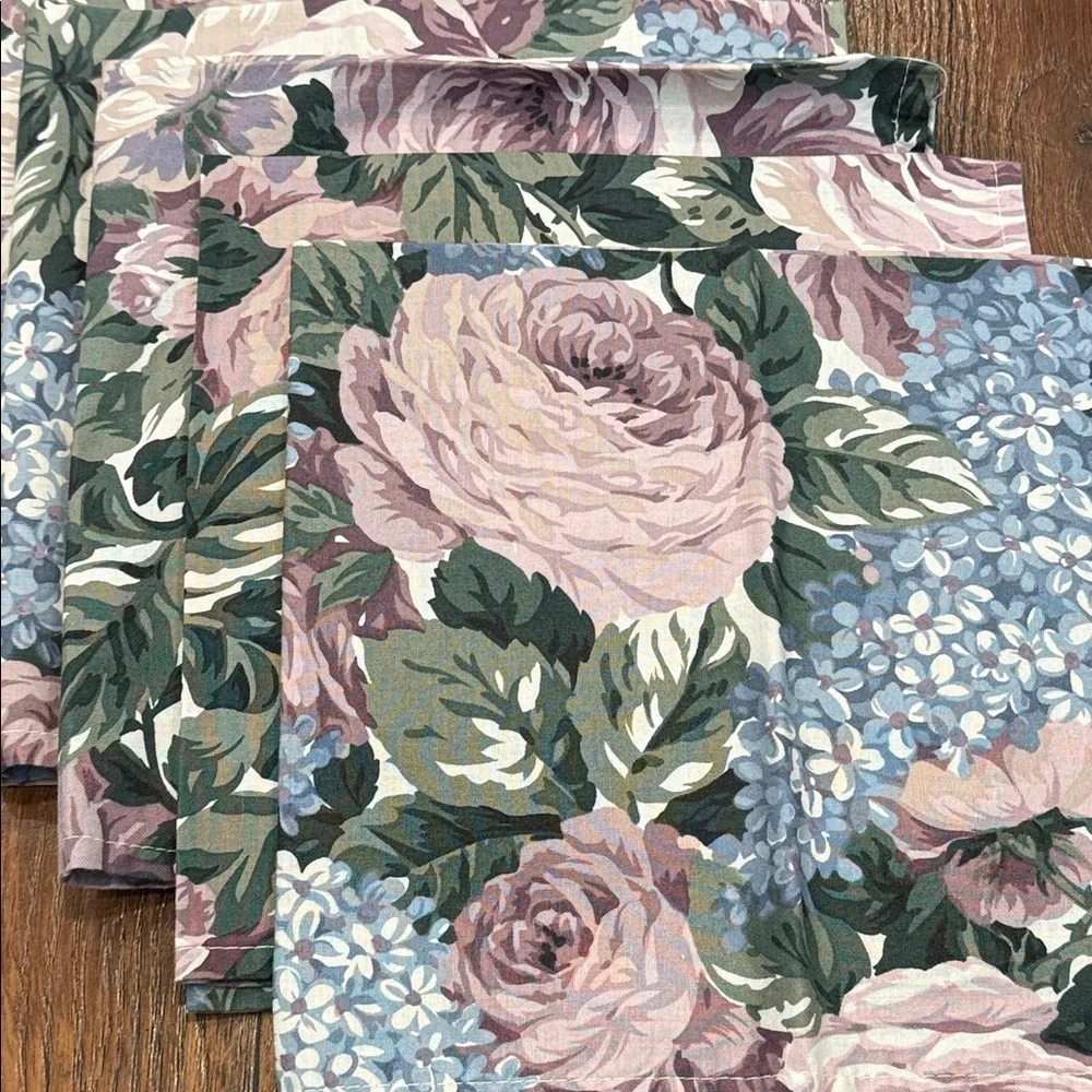 Floral Patterned Cloth Napkins